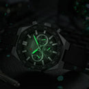 CURREN 8489 Luxury New Quartz Chrono Sport Watches Brands for Men Silicone Bracelet Multifunction Dial relojes para caballeros